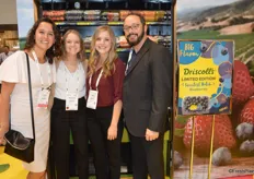 Laudan Yavari, Stephanie Kleiner, Natalie Schulgen and Ben Bilyeu with Driscoll’s. The company just launched a limited edition Sweetest Batch Blueberries.